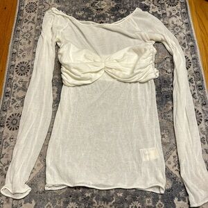 White long sleeve shirt